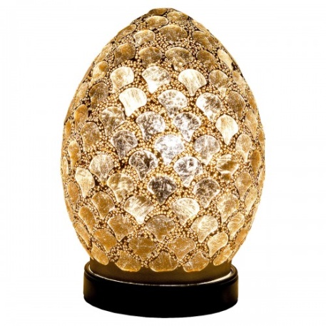 Distressed-Gold-Small-Mosaic-Glass-Egg-Lamp