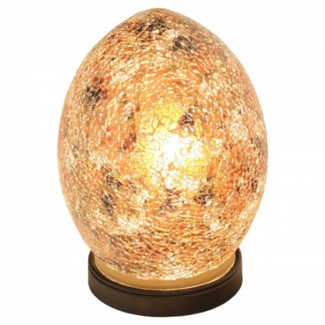 Yellow-Small-Mosaic-Glass-Egg-Lamp