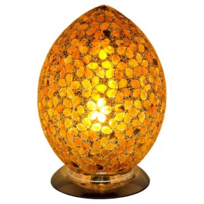 lm72br_mosaic_glass_egg_lamp_brown