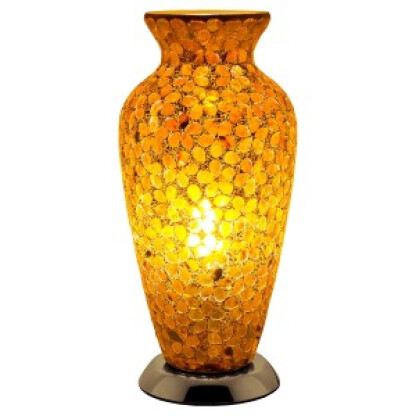 lm73br_mosaic_glass_vase_lamp_brown